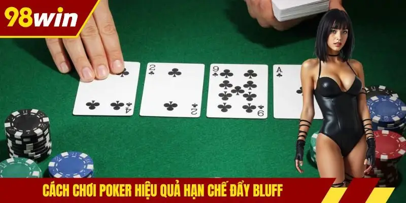 Cách chơi poker hiệu quả hạn chế đẩy bluff